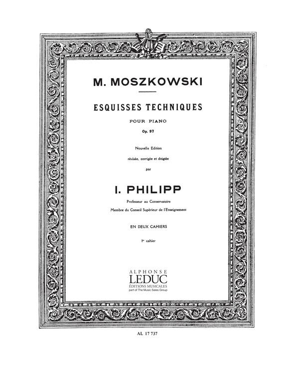 Moritz Moszkowski: Esquisses techniques Op.97, Vol.1 (Piano solo)