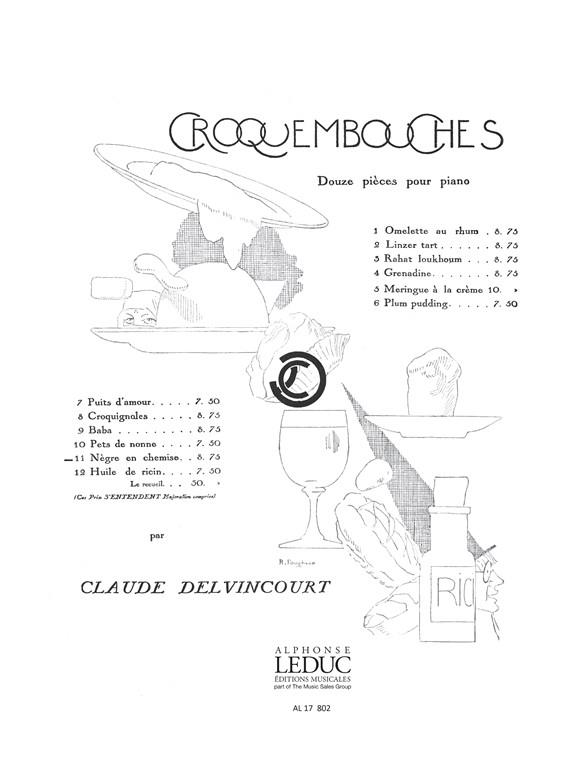 Claude Delvincourt: Croquembouches No.9: Baba (Piano solo)