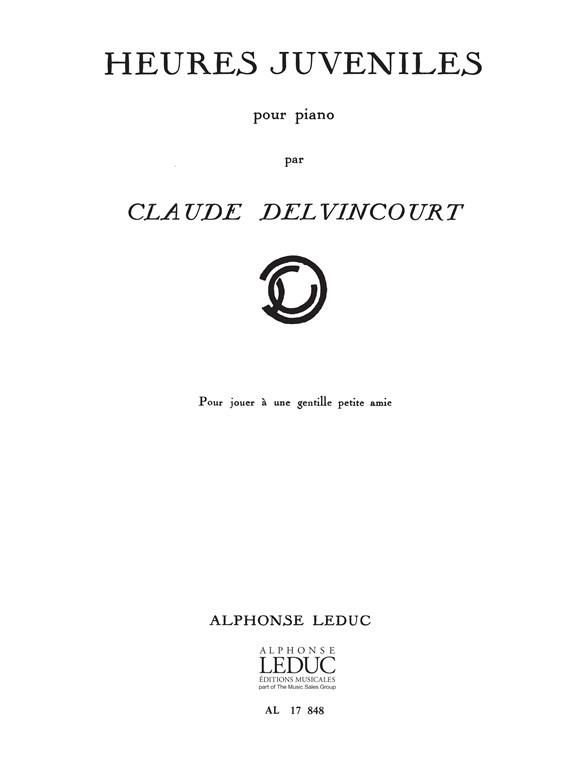 Claude Delvincourt: Heures juvéniles No.7 (Piano solo)