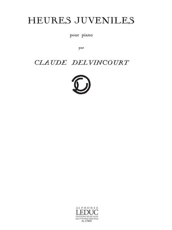 Claude Delvincourt: Heures juvéniles No.8 (Piano solo)