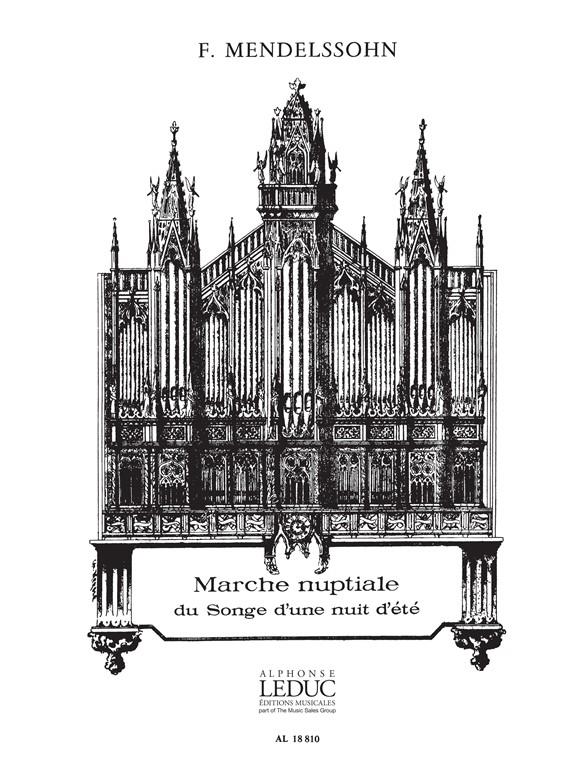 Mendelssohn Commette Songe D'une Nuit D'ete Organ Book