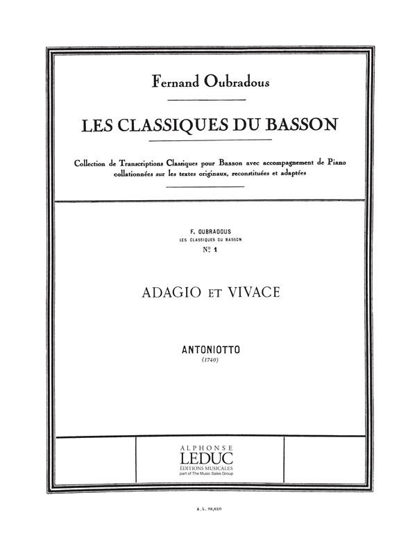 Antonietto: Adagio et Vivace (Bassoon & Piano)