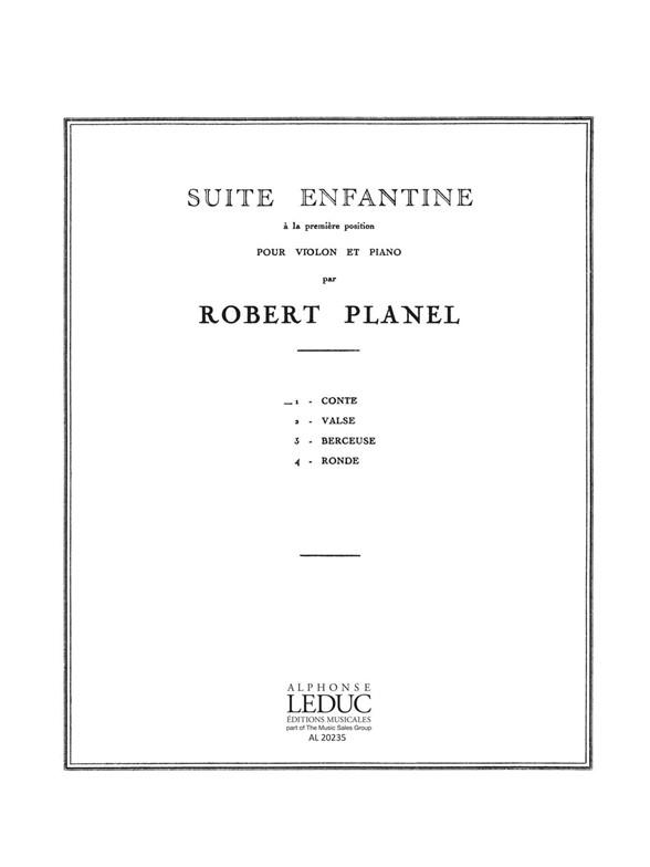 Robert Planel: Suite enfantine No.1: Conte (Violin & Piano)