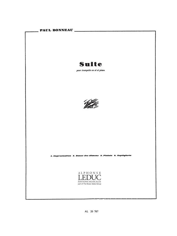 Paul Bonneau: Suite for C Trumpet (Trumpet & Piano)