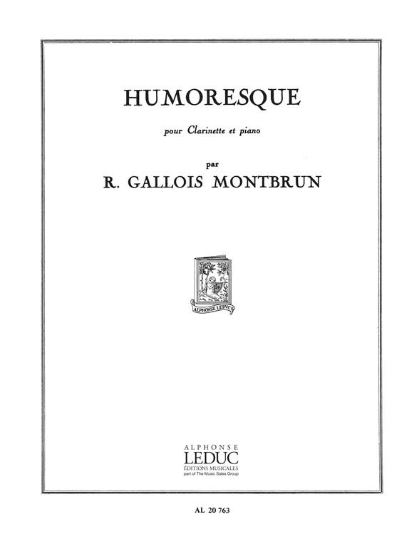 Raymond Gallois-Montbrun: Humoresque (Clarinet & Piano)