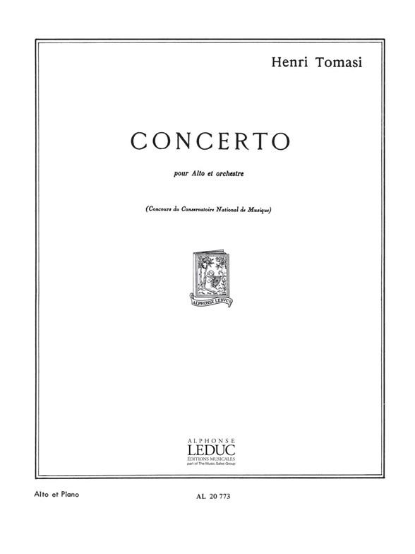 Henri Tomasi: Concerto (Viola & Piano)