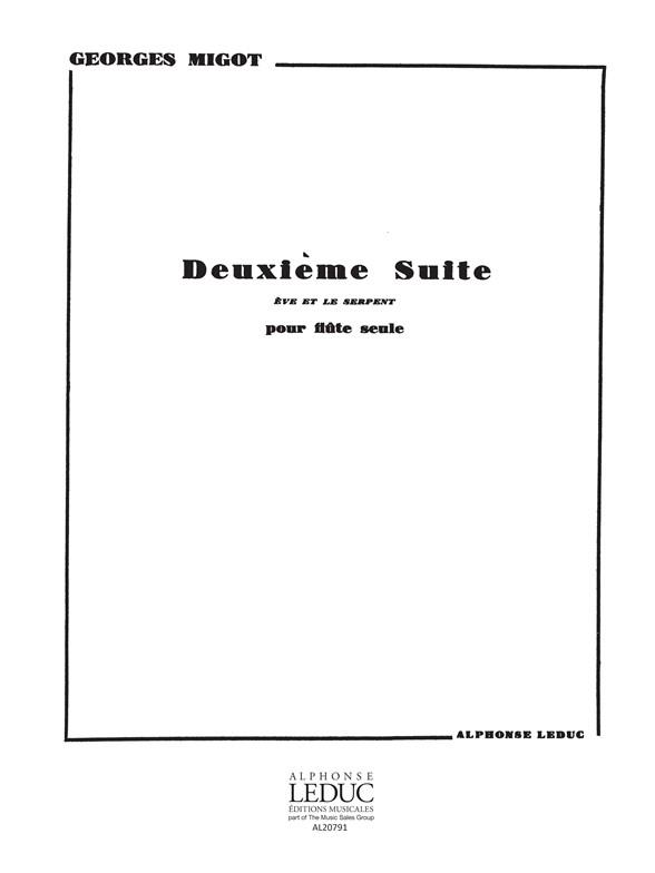 Georges Migot: Suite No.2 'Eve et le Serpent' (Flute solo)