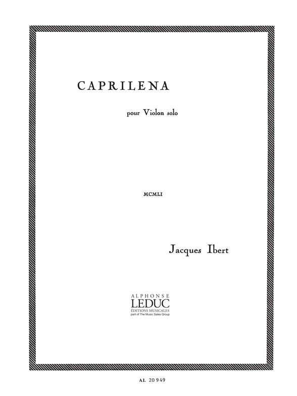 Caprilena Vln Solo