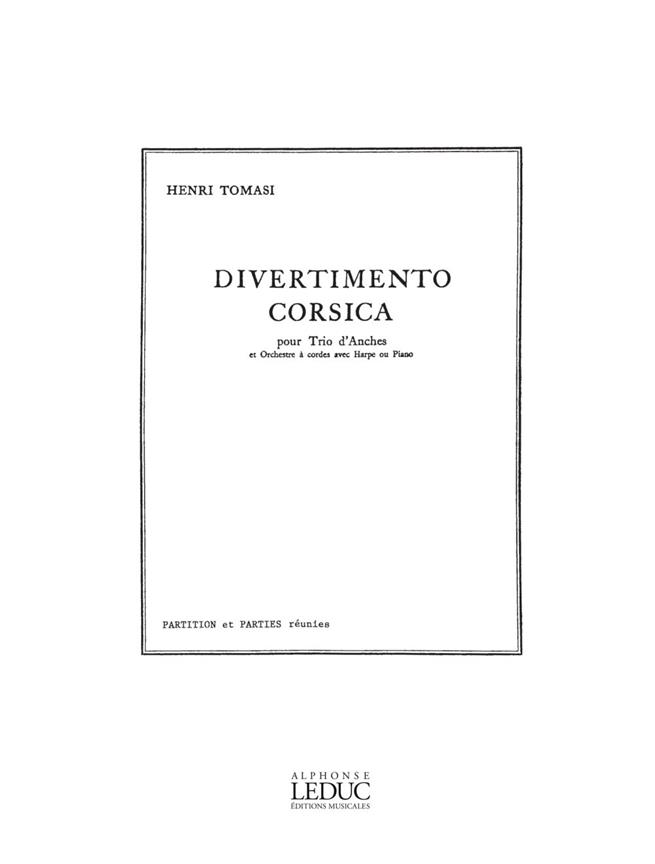 Henri Tomasi: Divertimento Corsica (Orchestra-Chamber)