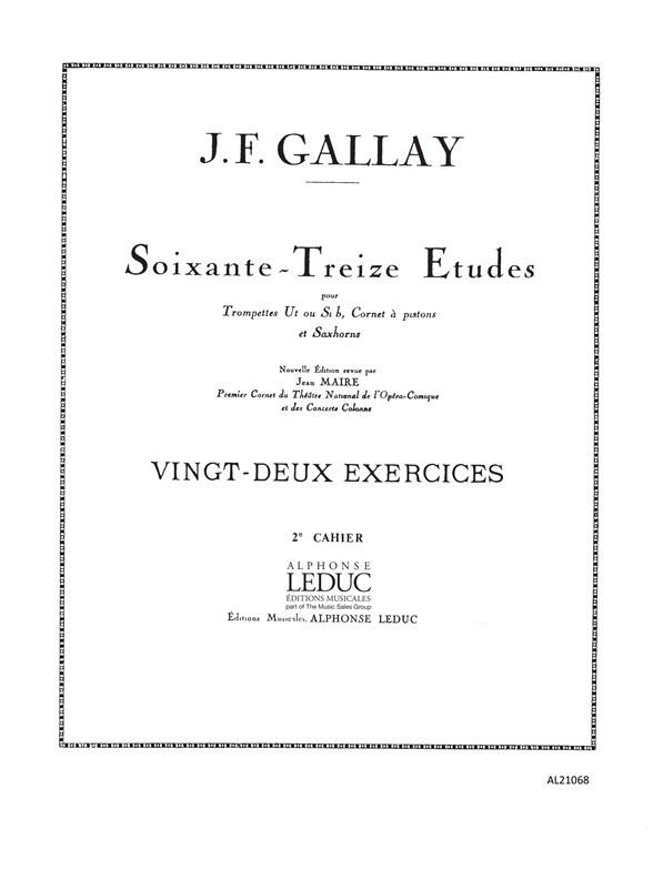 Jacques François Gallay: 22 Exercices (Trumpet solo)
