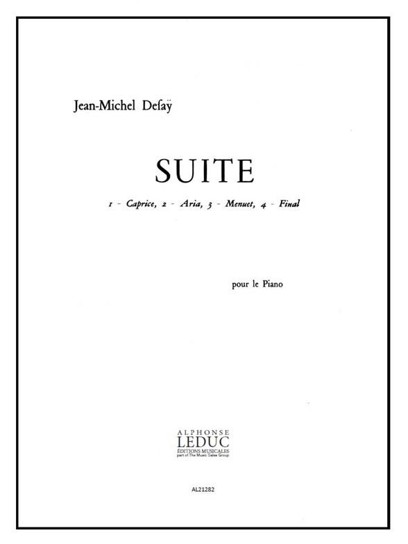 Jean Michel Defaye: Suite (Piano solo)