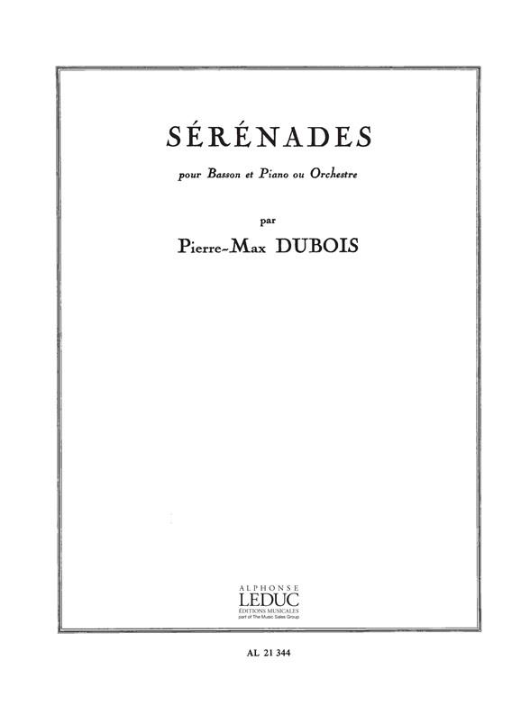 Pierre Max Dubois: Sérénades (Bassoon & Piano)