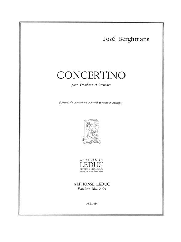 José Berghmans: Concertino (Trombone & Piano)