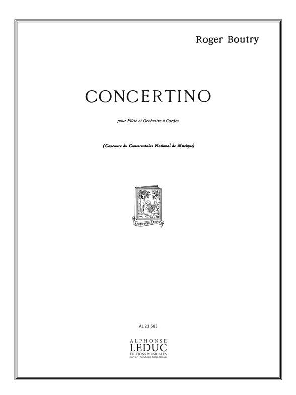 Roger Boutry: Concertino (Flute & Piano)
