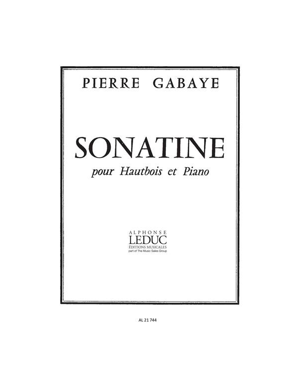 Pierre Gabaye: Sonatine (Oboe & Piano)