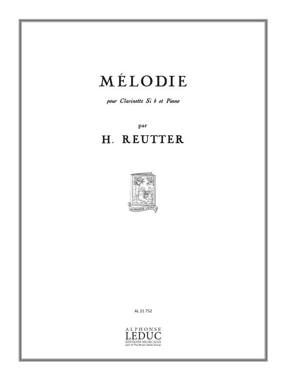 Hermann Reutter: Mélodie (Clarinet & Piano)