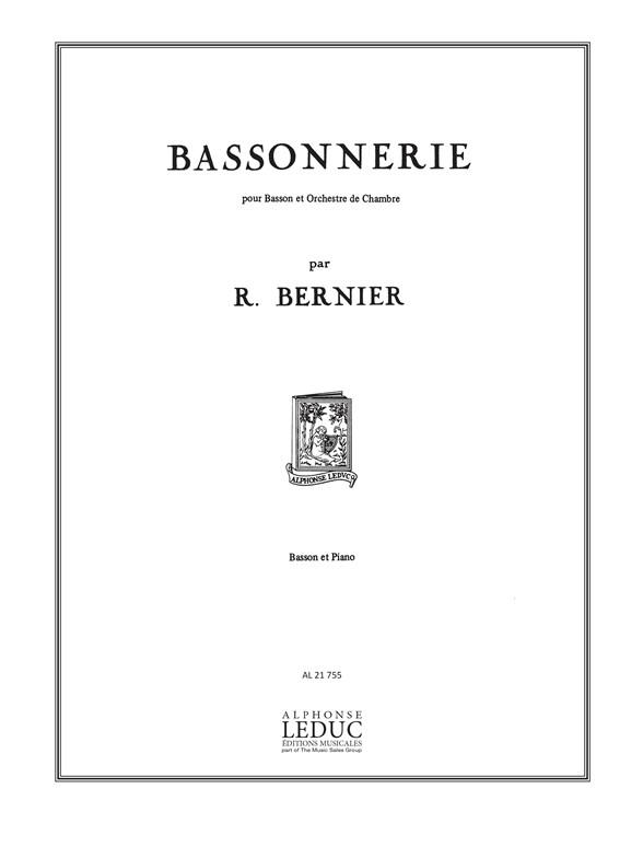 René Bernier: Bassonnerie (Bassoon & Piano)