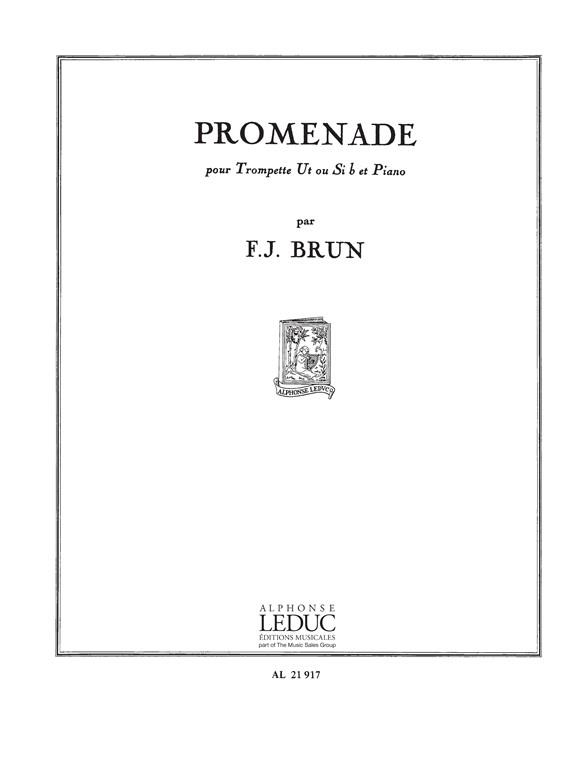 François Julien Brun: Promenade (Trumpet & Piano)
