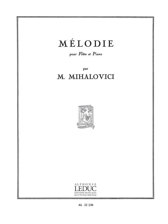 Marcel Mihalovici: Mélodie (Flute & Piano)