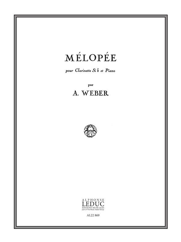 Alain Weber: Mélopée (Clarinet & Piano)