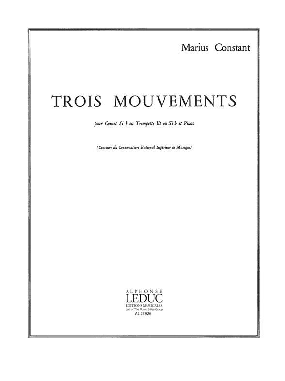 Marius Constant: 3 Mouvements (Trumpet & Piano)
