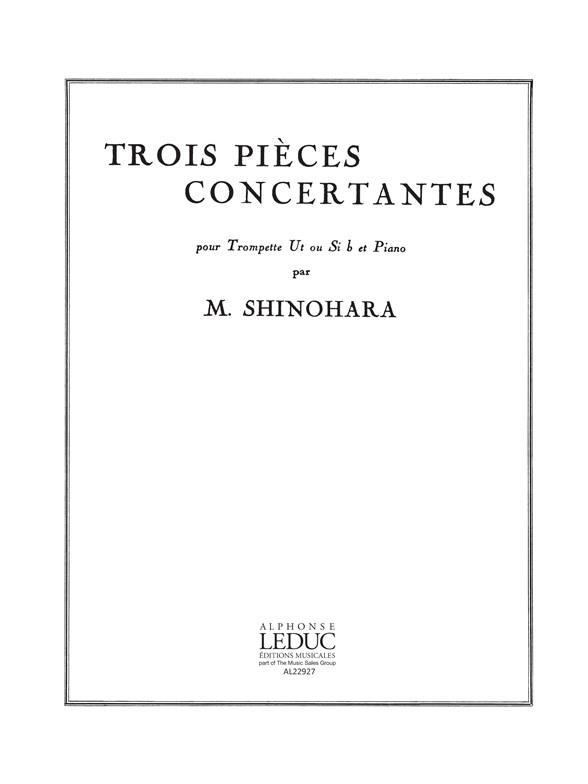 Makoto Shinohara: 3 Pièces concertantes (Trumpet & Piano)