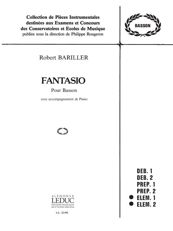 Robert Bariller: Fantasio (Bassoon & Piano)
