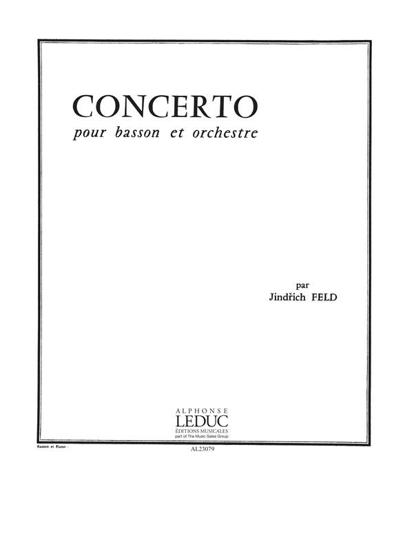 Jindrich Feld: Concerto (Bassoon & Piano)