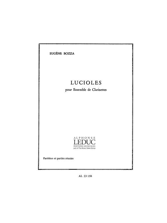 Eugène Bozza: Lucioles (Clarinet Ensemble)