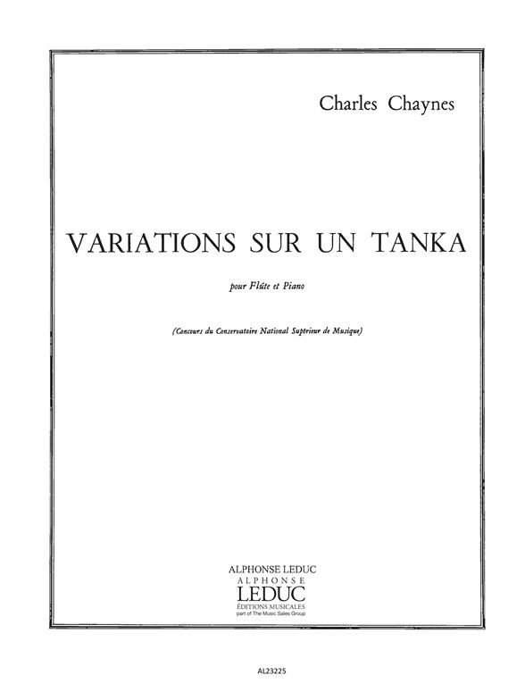 Charles Chaynes: Variations sur un Tanka (Flute & Piano)