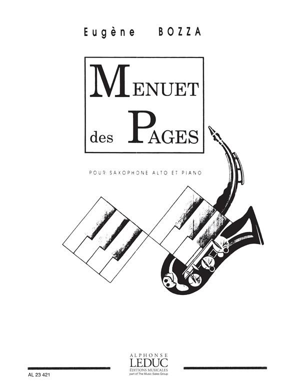 Eugène Bozza: Menuet des Pages (Saxophone-Alto & Piano)