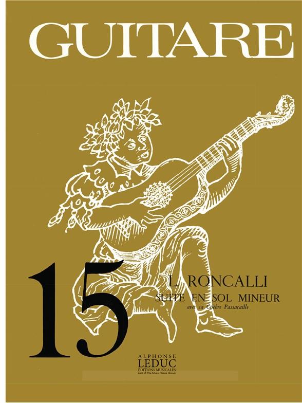 Ludovico Roncalli: Suite in G minor (coll. Guitare No.15) (Guitar solo)