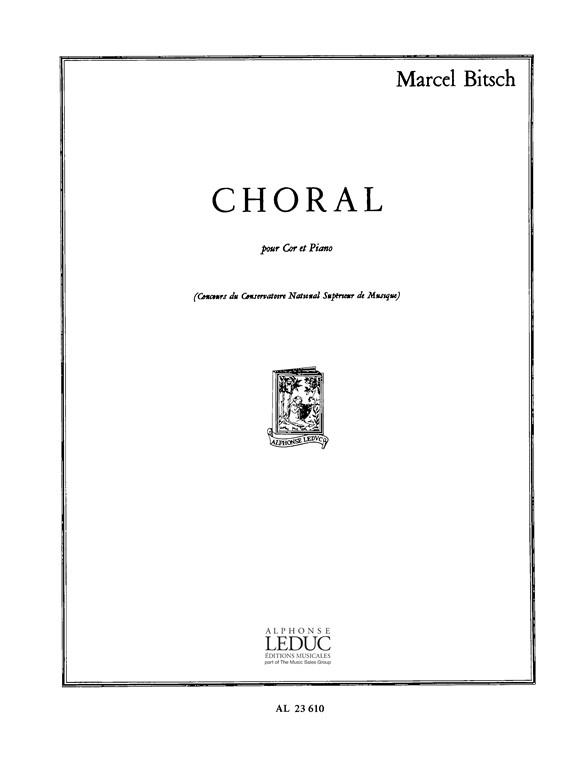 Marcel Bitsch: Choral (Horn & Piano)