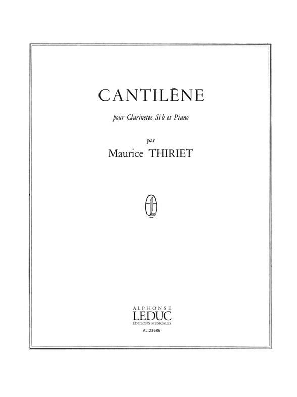 Maurice Thiriet: Cantilène (Clarinet & Piano)