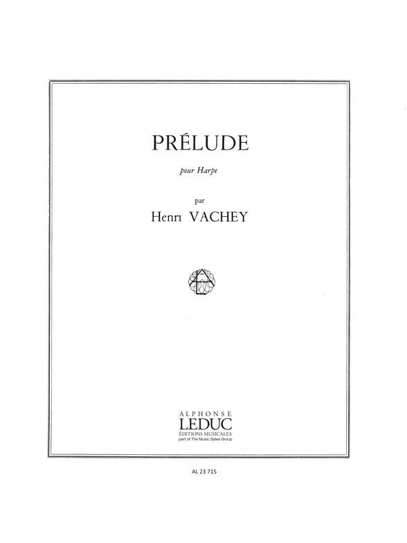 Henri Vachey: Prélude (Harp solo)
