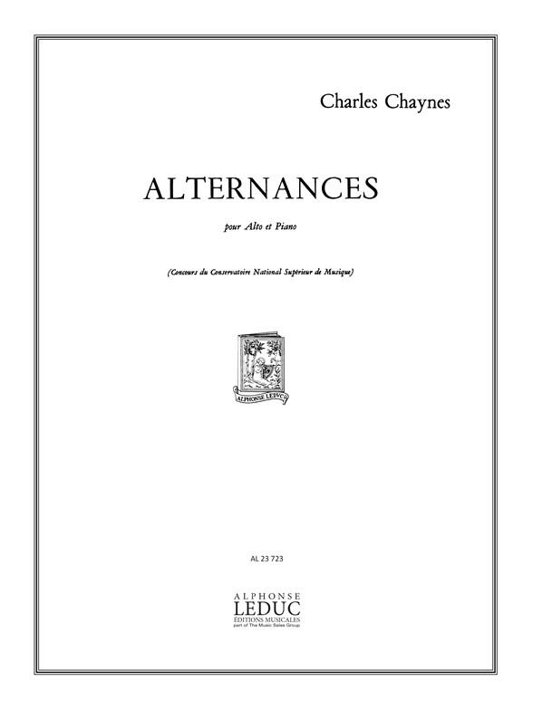 Charles Chaynes: Alternances (Viola & Piano)