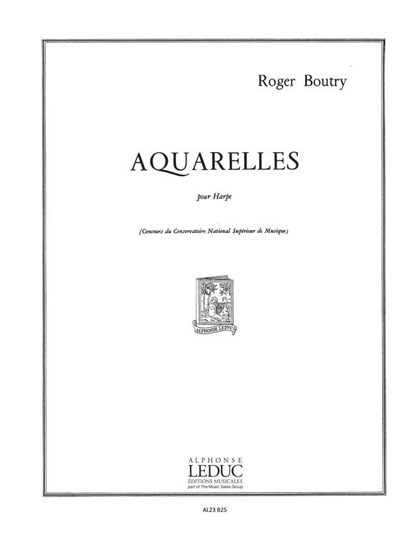Roger Boutry: Aquarelles (Harp solo)