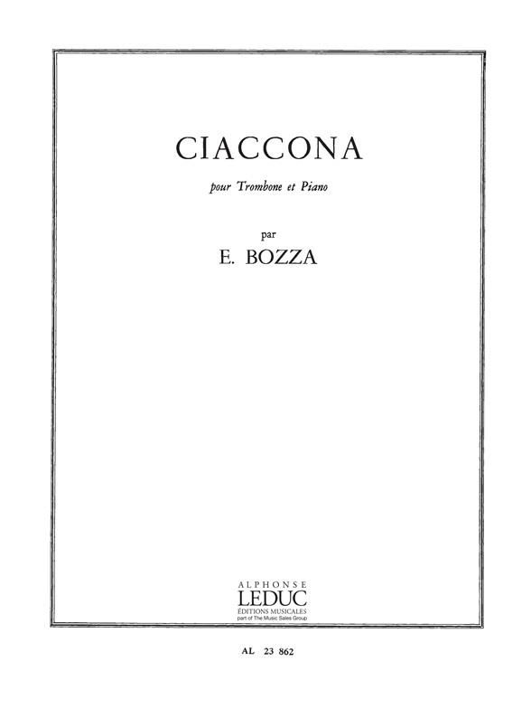 Eugène Bozza: Ciaconna (Trombone & Piano)
