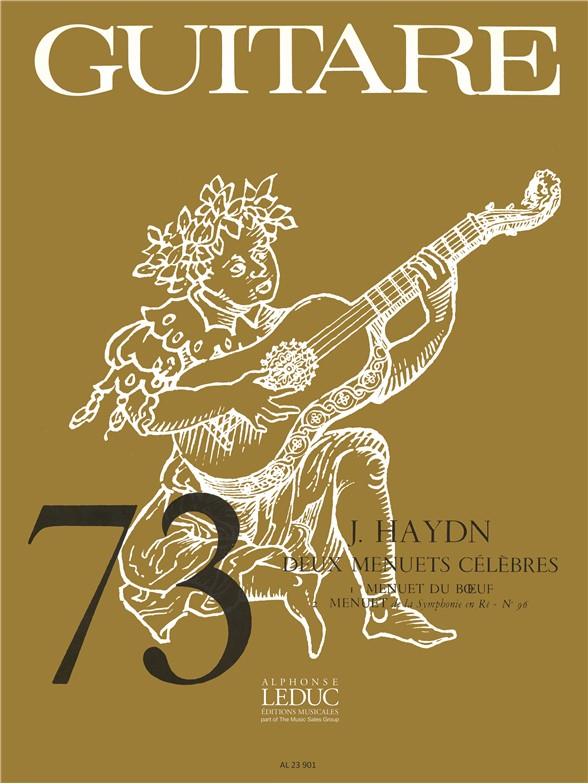 Franz Joseph Haydn: 2 Menuets célèbres (coll. Guitare No.73) (Guitar solo)