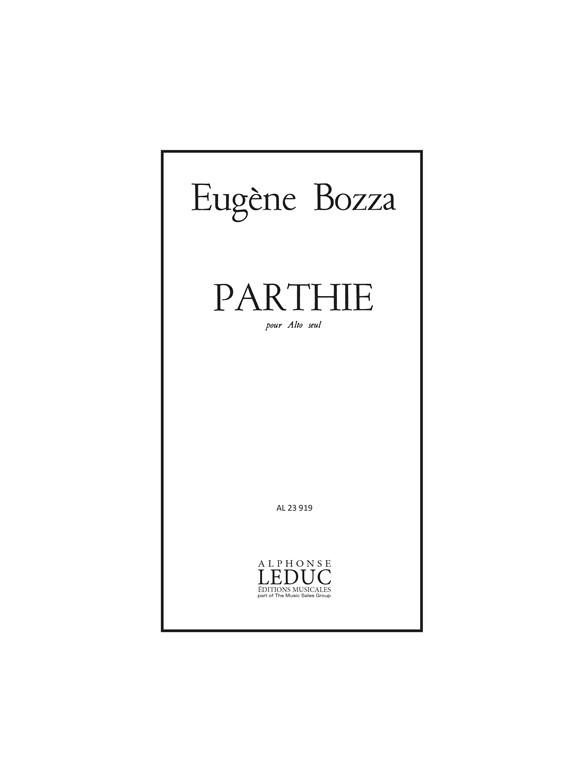 Eugène Bozza: Parthie (Viola solo)