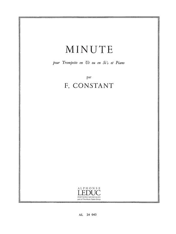 Franz Constant: Minute (Trumpet & Piano)