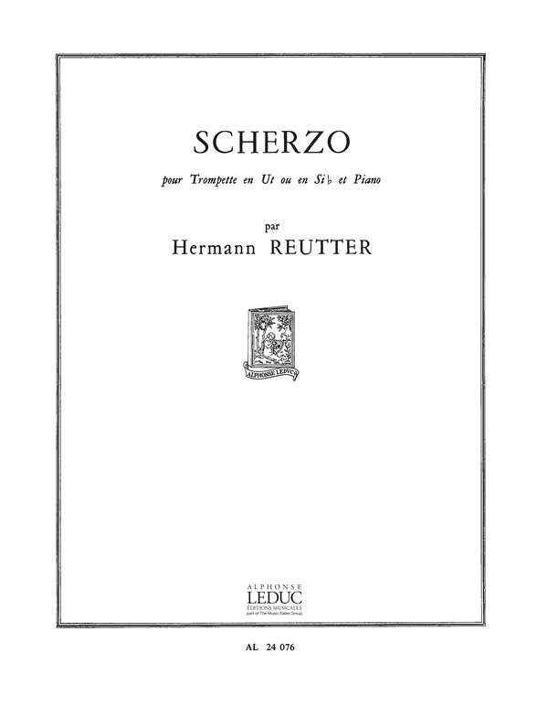 Hermann Reutter: Scherzo (Trumpet & Piano)