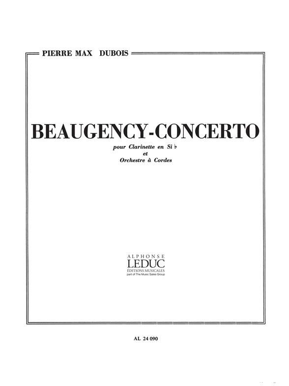 Pierre Max Dubois: Beaugency-Concerto (Clarinet & Piano)