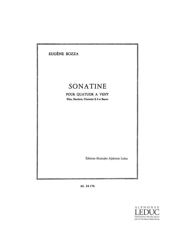 Eugène Bozza: Sonatine (Quartet-Woodwind)