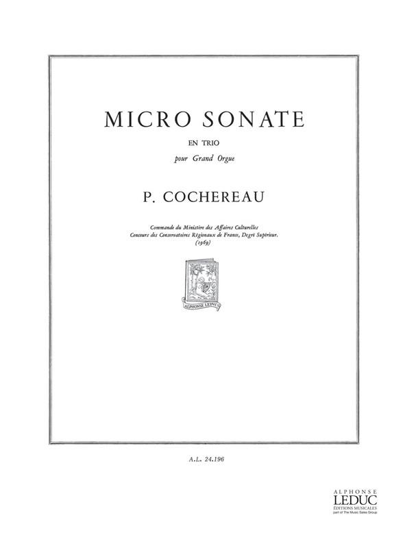 Pierre Cochereau: Micro-Sonate en Trio (Organ)