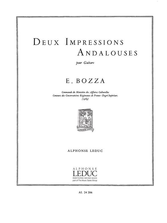 Eugène Bozza: 2 Impressions andalousies (Guitar solo)