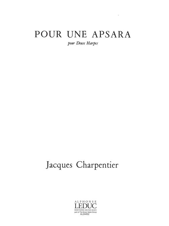 Jacques Charpentier: Pour une Apsara (Harps 2)