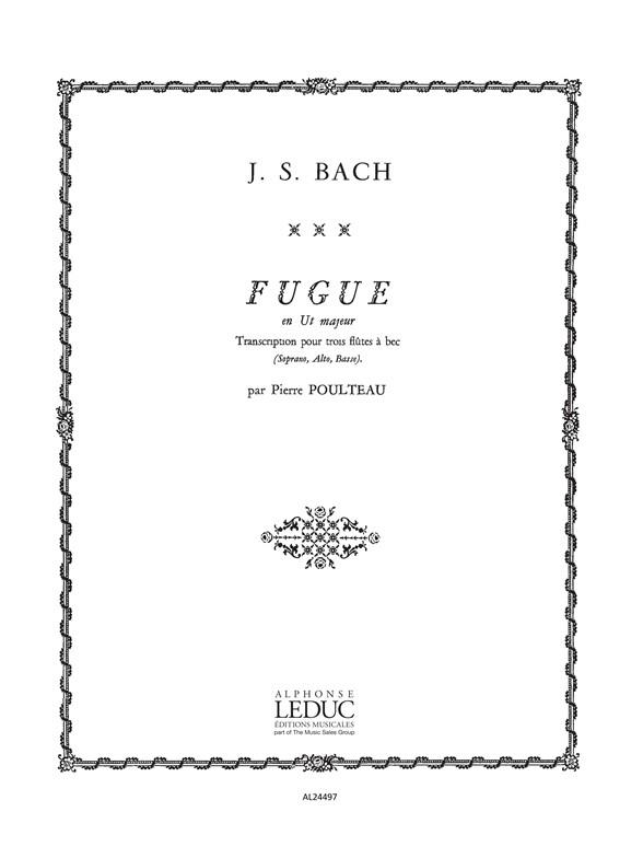 Johann Sebastian Bach: Fugue in C major (Recorders 3)