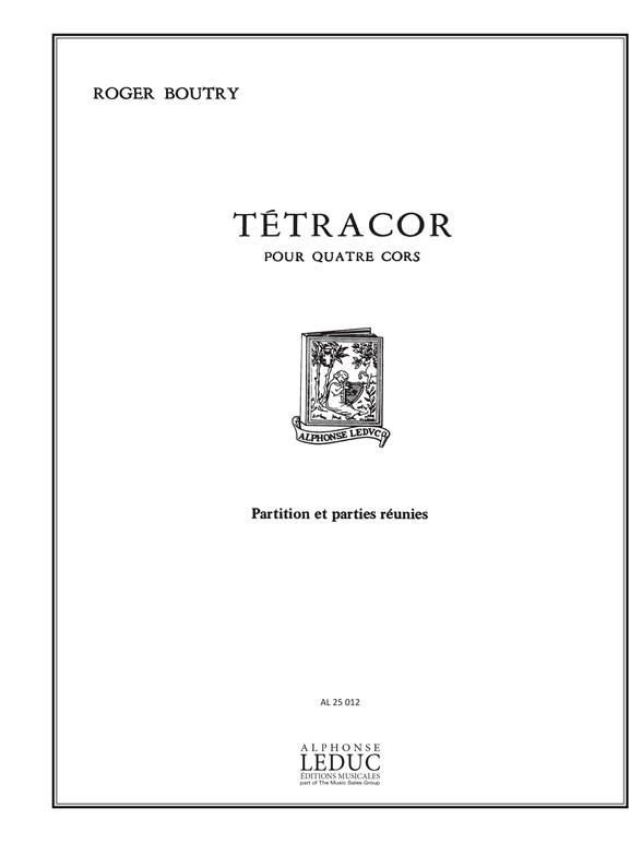 Roger Boutry: Tétracor (Horns 4)