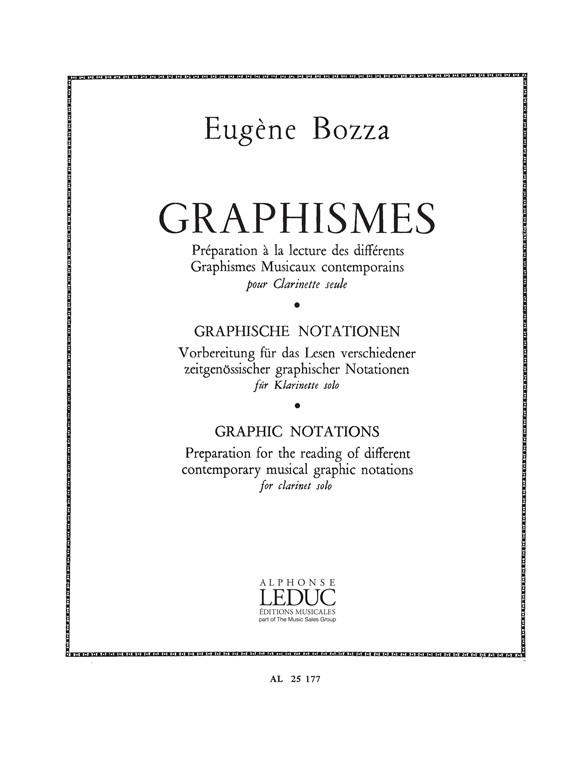Eugène Bozza: Graphismes (Clarinet solo)